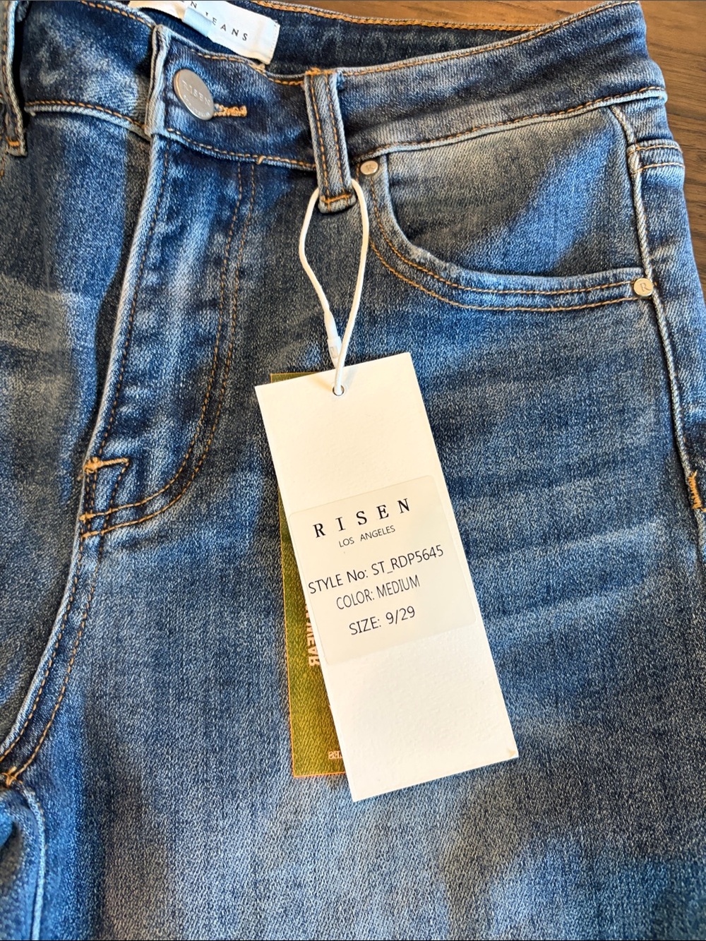 Risen Wide Leg Ankle Jeans Sz 9/29 - Picture 2 of 8